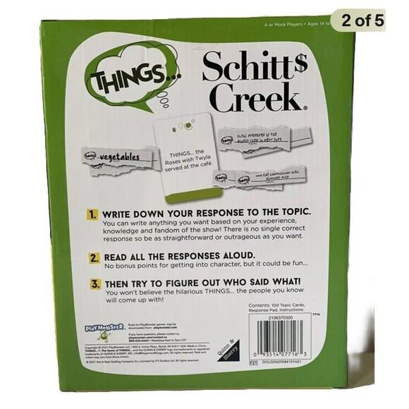 Schitts Creek A Delightful Sampling Things Card Game 100 Topic Cards - Picture 2 of 2